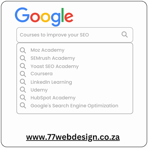 Courses to help you with SEO